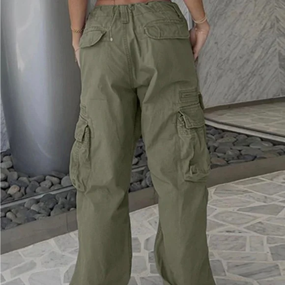 Washed Vintage Baggy Cargo Pants - Picture 2 of 3